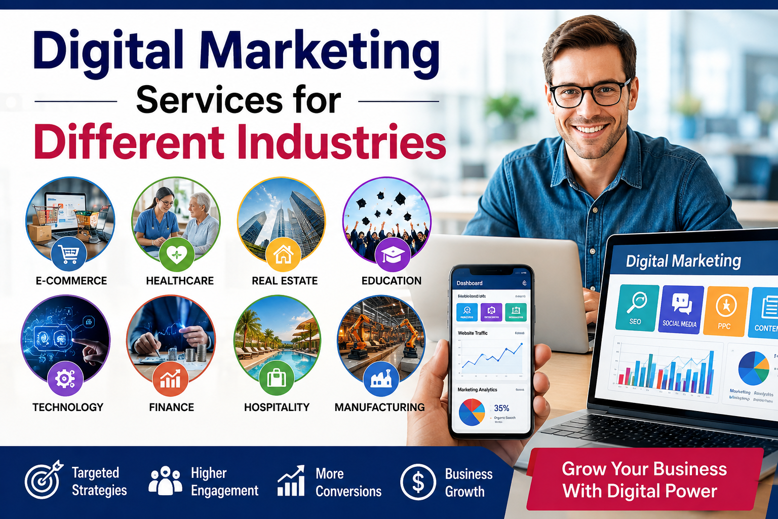 Digital Marketing Services for Different Industries