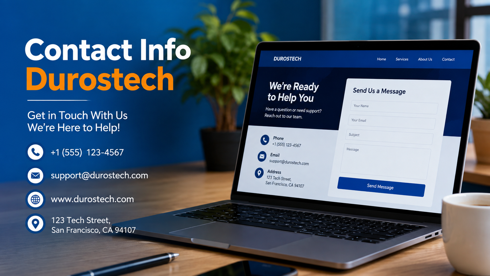 Contact Info Durostech