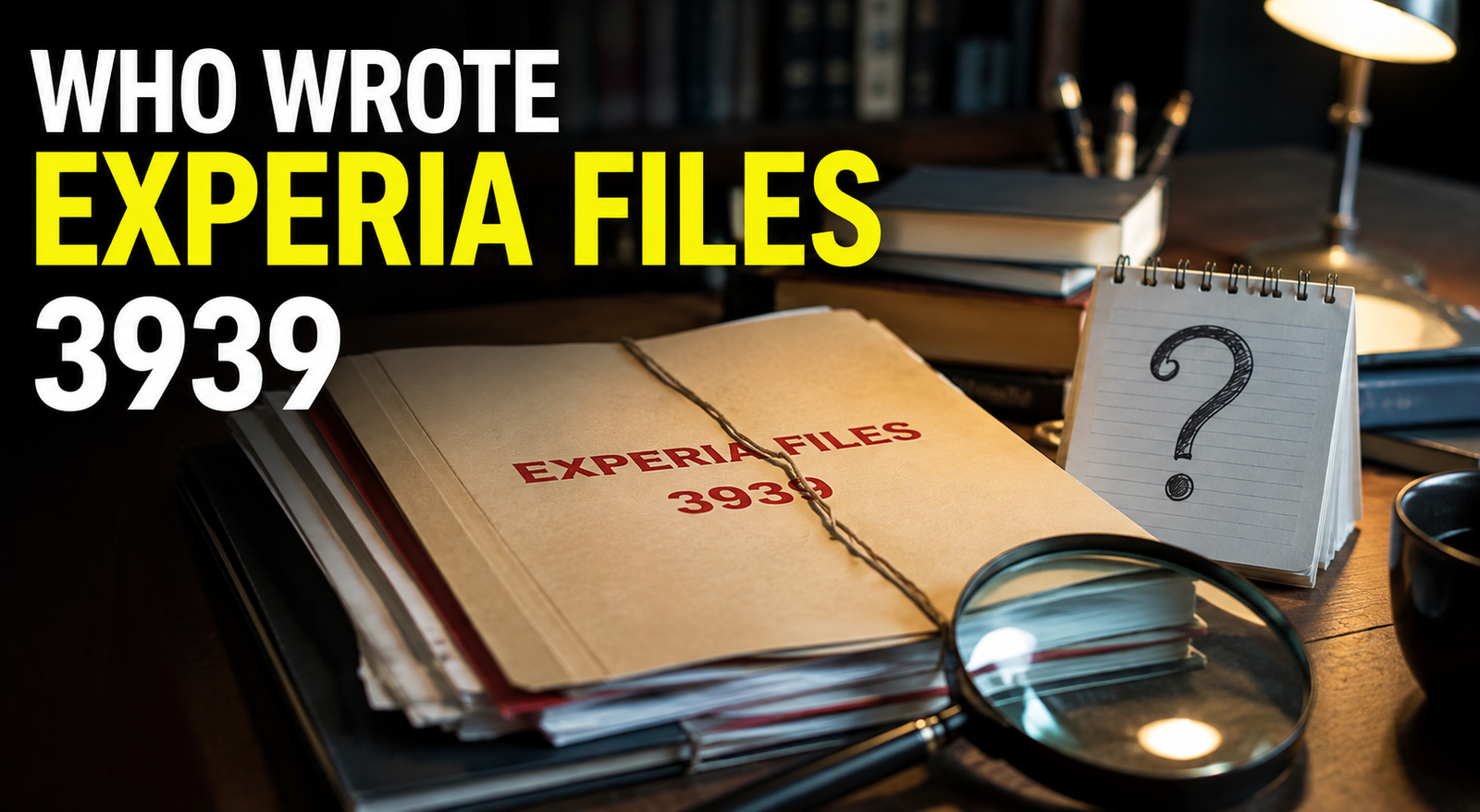 Who Wrote Experia Files 3939